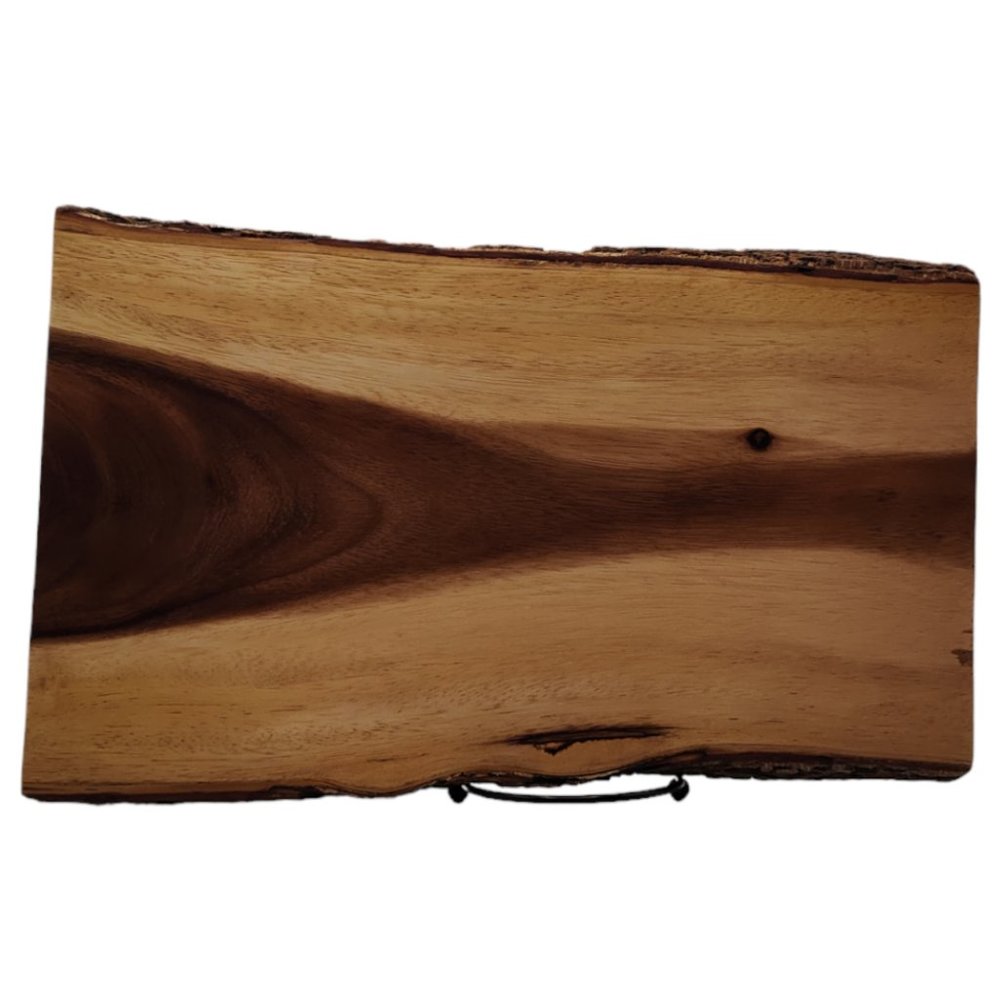 Pier 1 Acacia Cutting Board Rustic Live Edges Serving, Cheese, Charcuterie Board